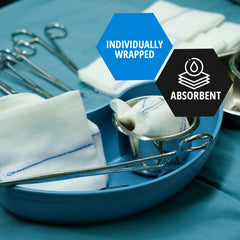 MED PRIDE non-adherent top layer reduces sticking during changes