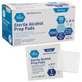 MED PRIDE Sterile Alcohol Prep Pads – Individually Wrapped, 2-Ply, Latex-Free, 100 Count