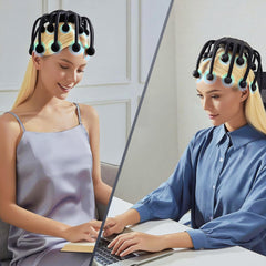 MEDAMOC five massage modes illustrated for soothing, beauty, relaxation, sleep, and vitality.