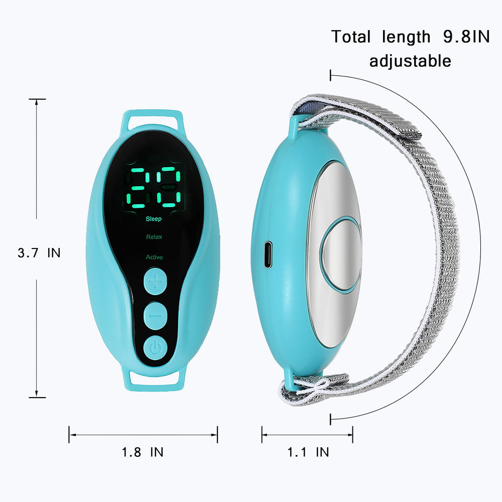 MEDAMOC Sleep Aid Device display-screen with clear controls for sleep routines.