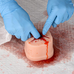 Medarchitect muscle-memory wound packing trainer helps beginners build essential skills.