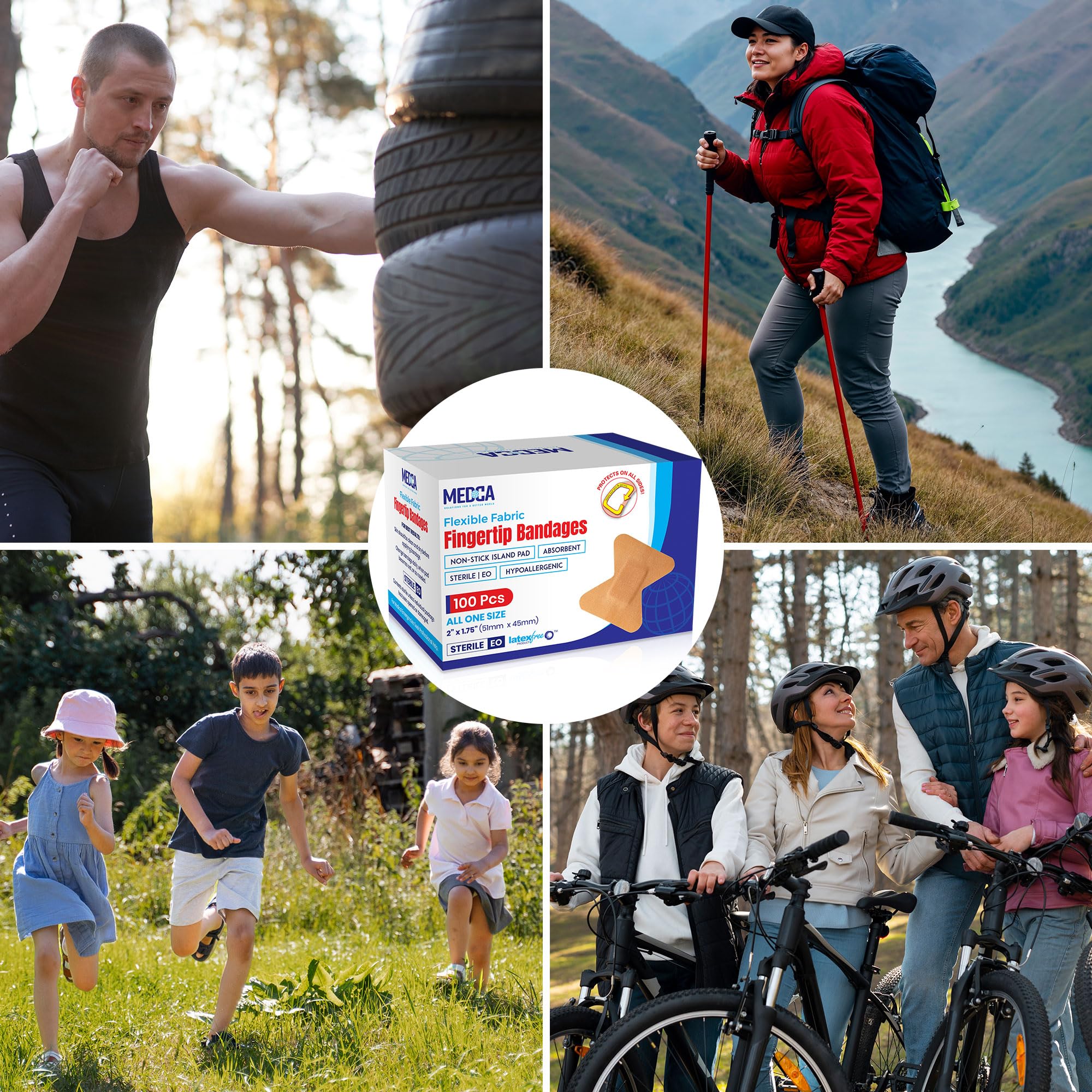 Medca bulk 100-count pack suitable for home use.