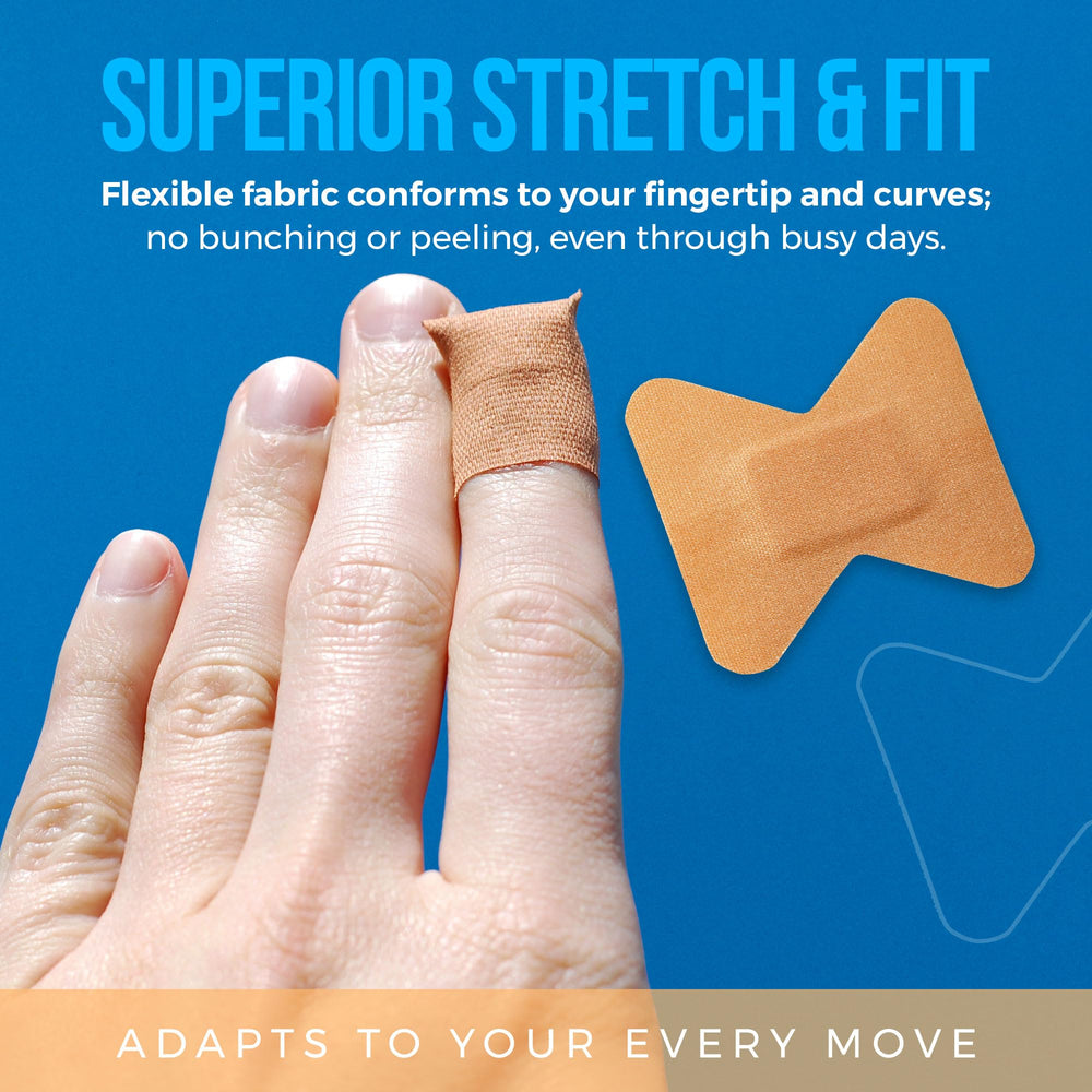 Medca knuckle bandage viewed from the side with durable fit.