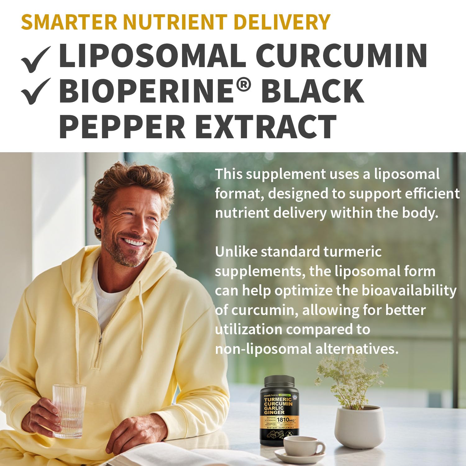 MEDCHOICE Digestive Support bottle signals daily wellness in a convenient format.