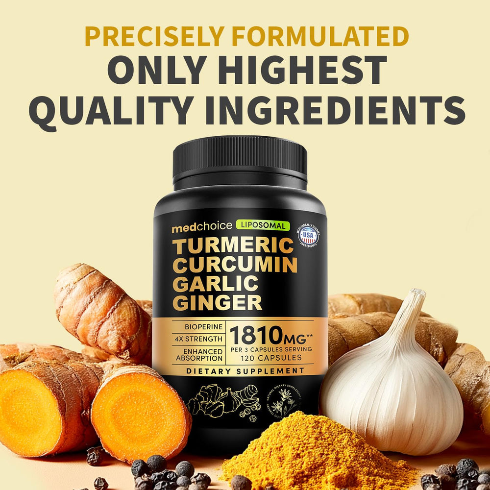 MEDCHOICE Liposomal Turmeric daily use concept for digestion support