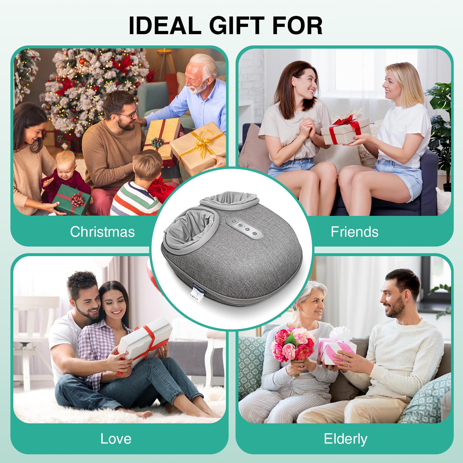 Built-in 15-minute timer on Medcursor massager for safe use