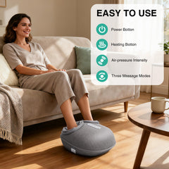 Medcursor massager control panel showing adjustable settings for comfort