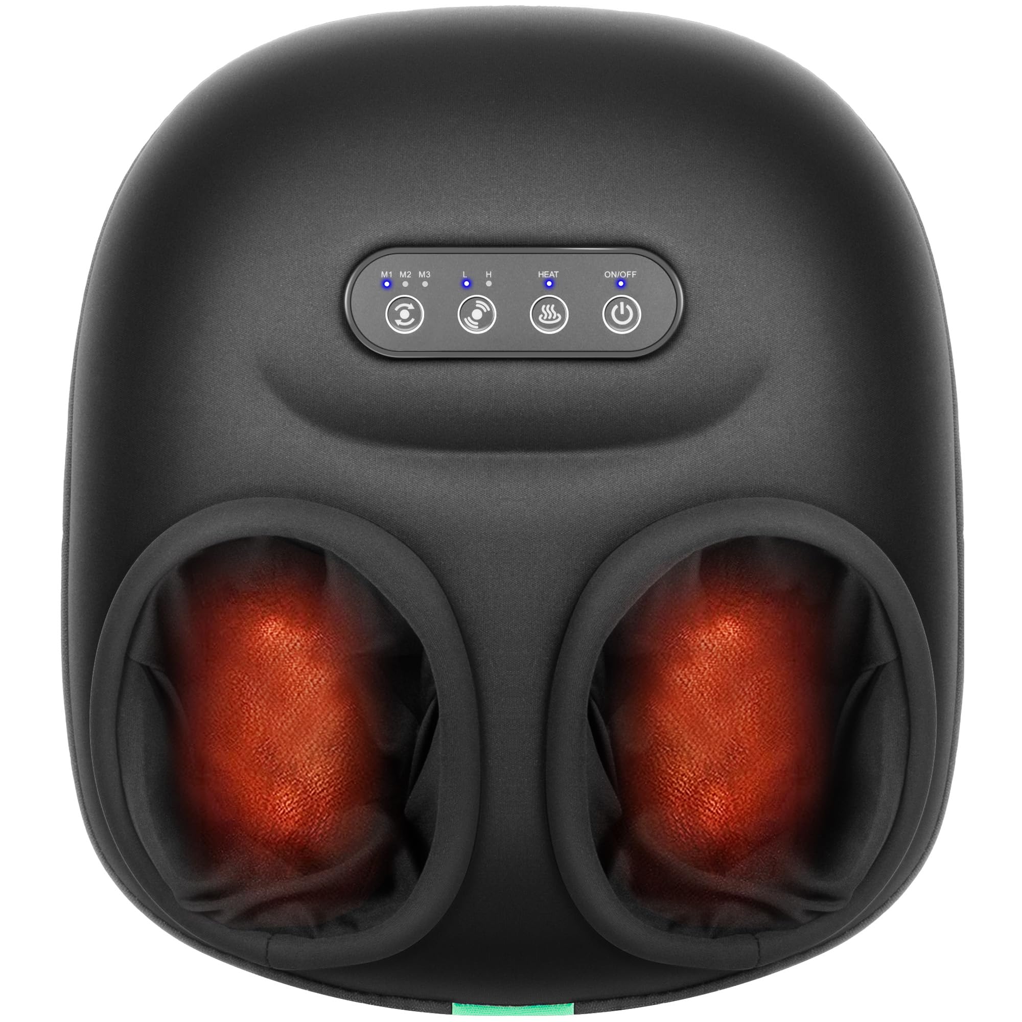 Medcursor foot massager front view with rolling kneading mechanism for home relief