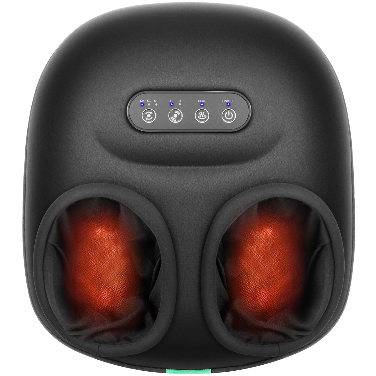Medcursor foot massager front view with rolling kneading mechanism for home relief