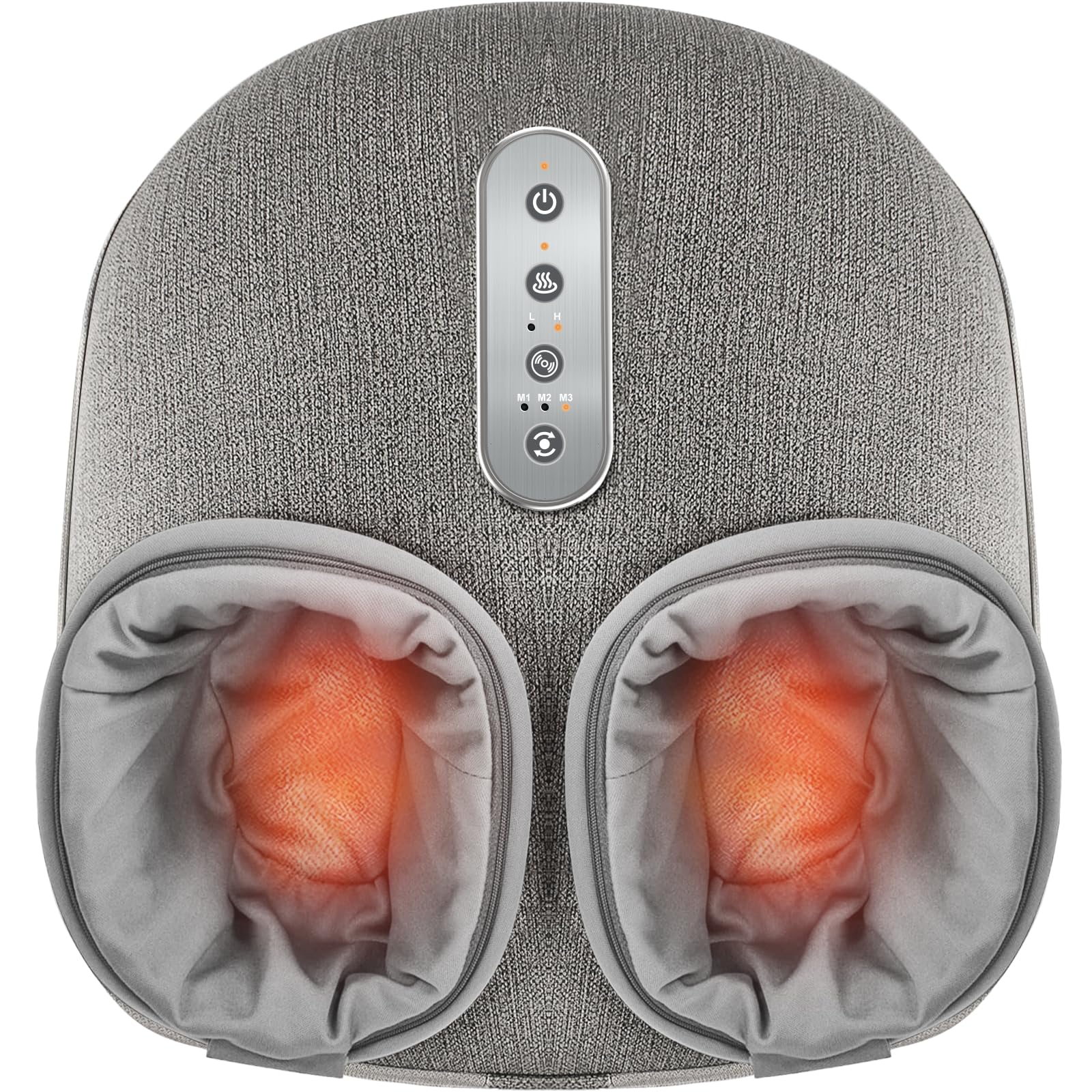 Medcursor foot massager top view with heat and kneading for soothing relief