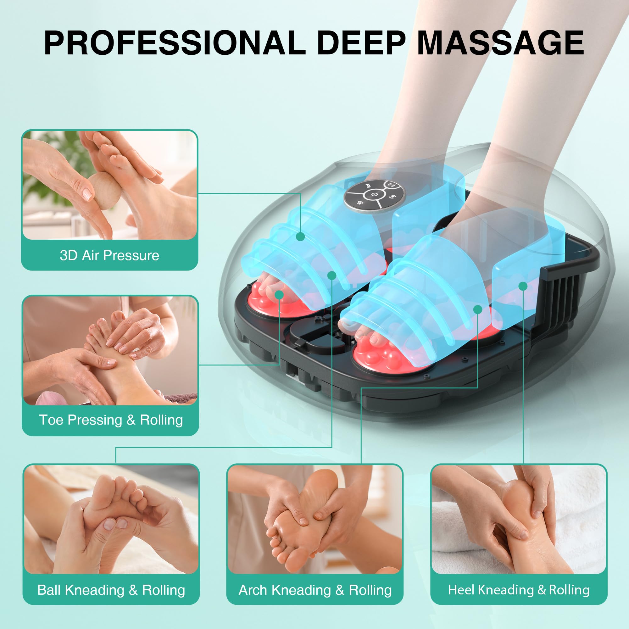 Medcursor massager app control for personalized sessions.