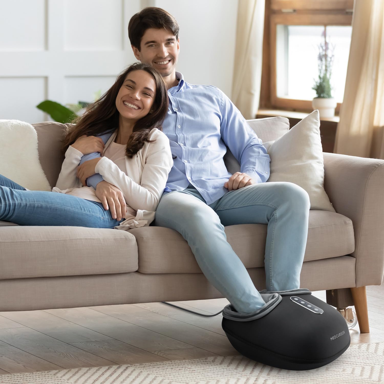 Medcursor Foot Massager removable washable sleeve for hygiene