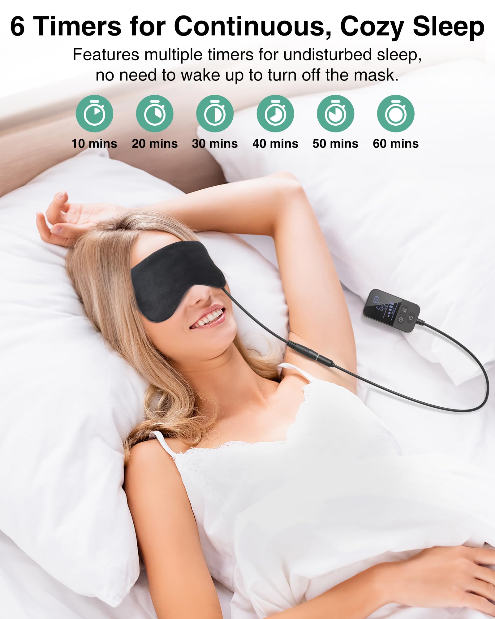 Medcursor Eye Mask includes cooling pad for refreshing eye comfort