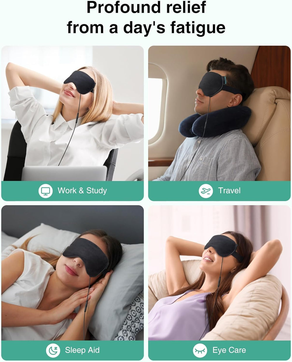 Medcursor Heated Eye Mask washable cover supports easy maintenance