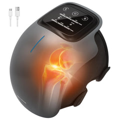 Medcursor knee massager front view with heat for knee relief.