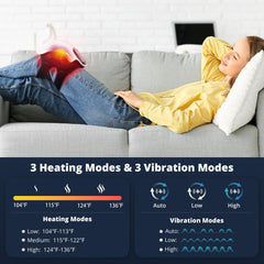 Medcursor Knee Massager vibration modes allow customizable massage intensity.