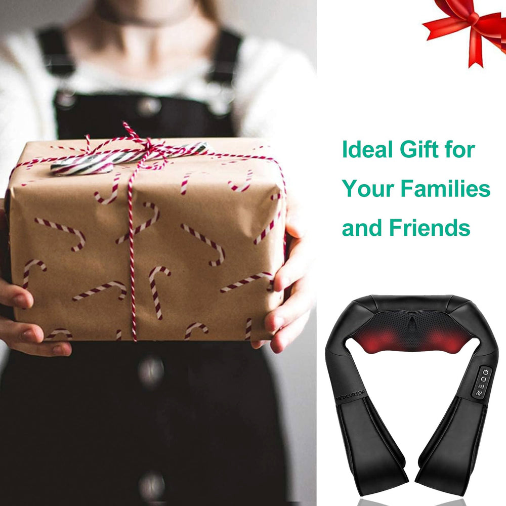 Medcursor neck massager safety features include overheat protection and auto-shutdown.