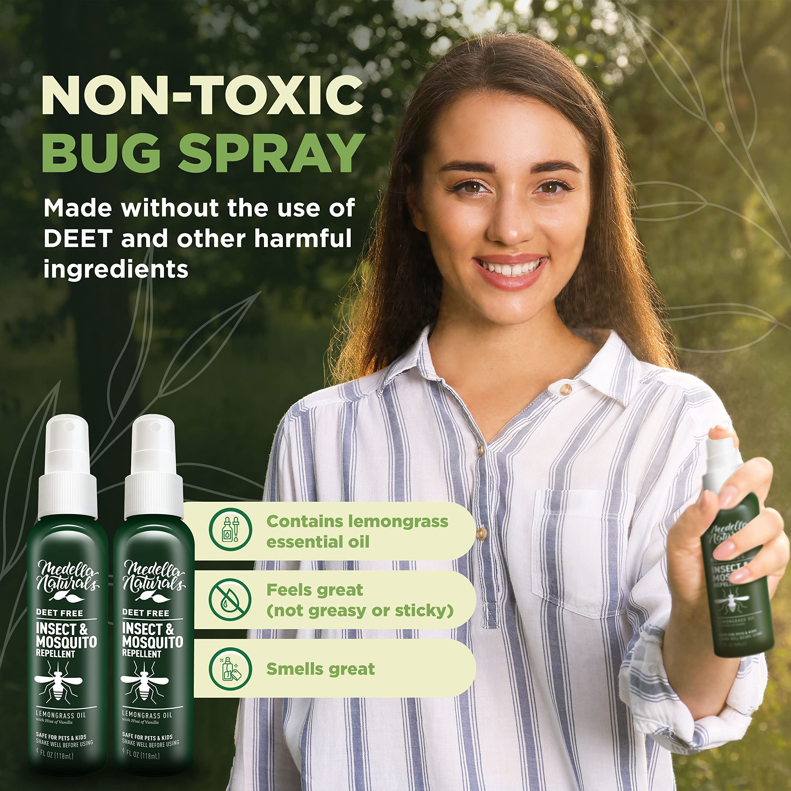 Medella Naturals family outdoor use protects everyone during activities