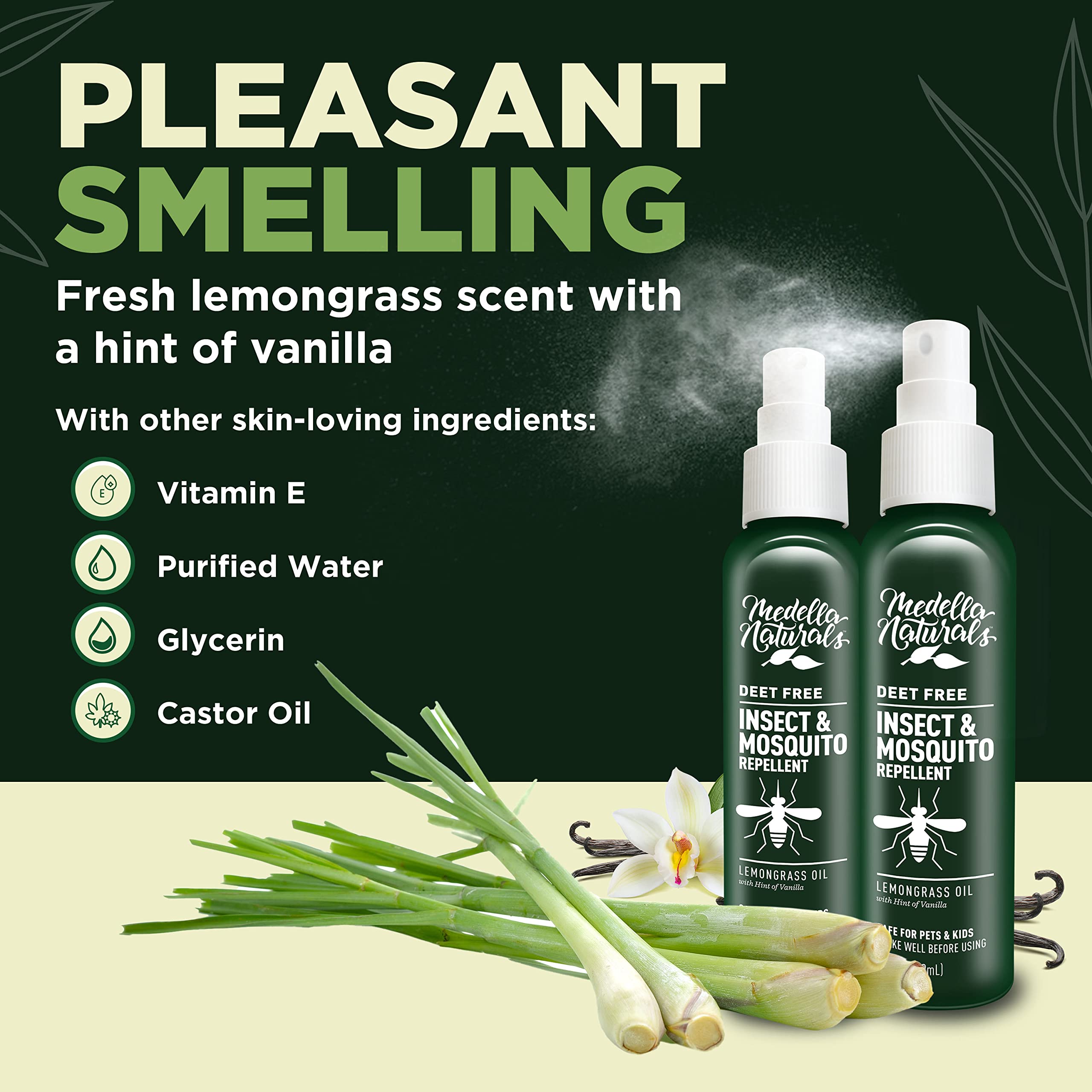 Medella Naturals recommended for safe use around kids and pets when used as directed.