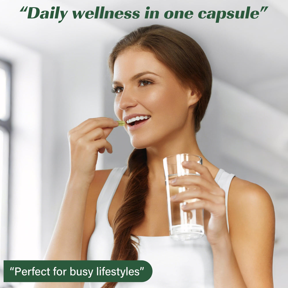MEDI BOTIC Moringa capsules daily use shown as a simple vegan supplement for routine wellness.
