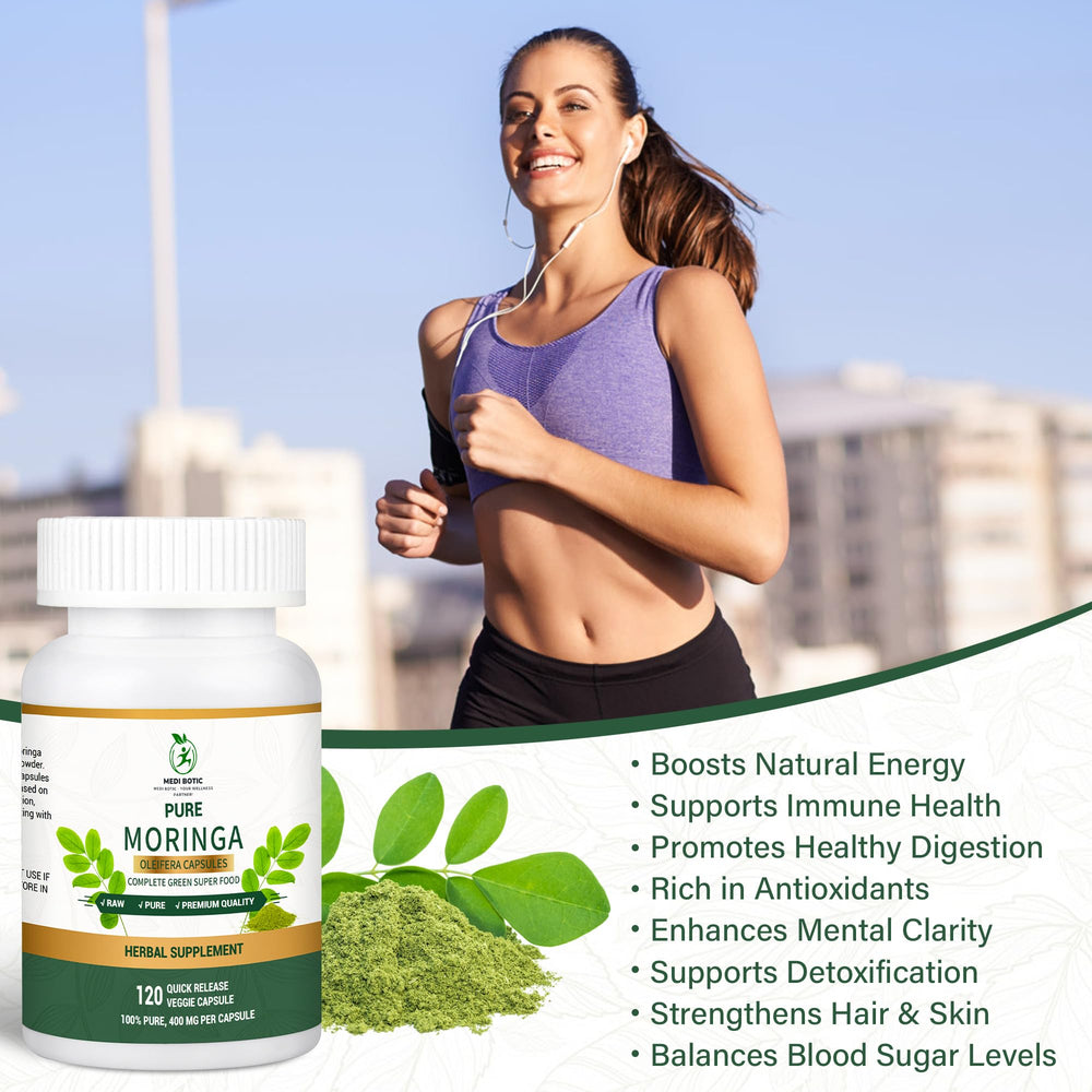 MEDI BOTIC Moringa leaves harvest image highlighting farm-sourced freshness for vitality.