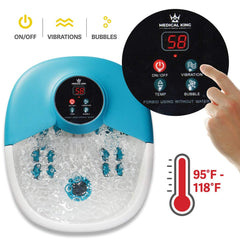 Medical King foot spa massager adjustable heating for personalized warmth