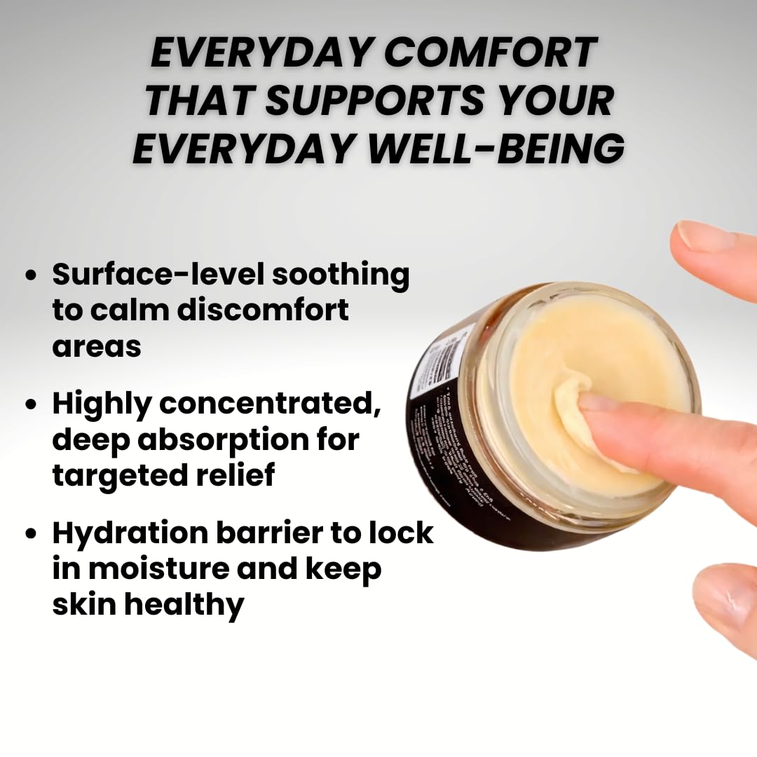 Medical Miracles Hemp 3000mg salve jar on counter ready for daily use on joints