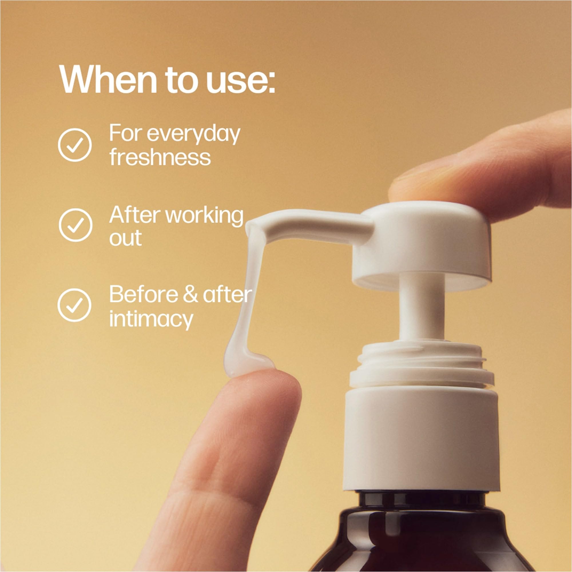Vmagic pump bottle demonstrates easy daily-use packaging.