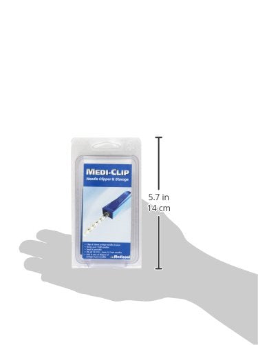 Medicool MediClip syringe clip shows organized storage and easy access.