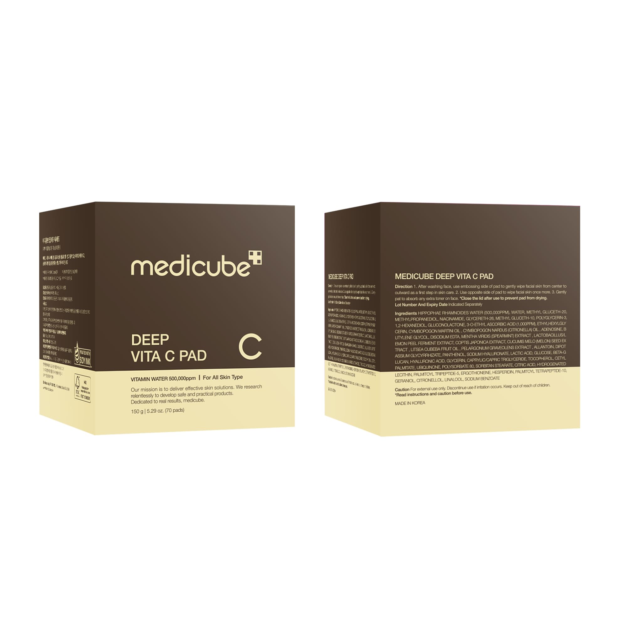 Medicube Deep Vita C Pad concept inspired by dark spot care.