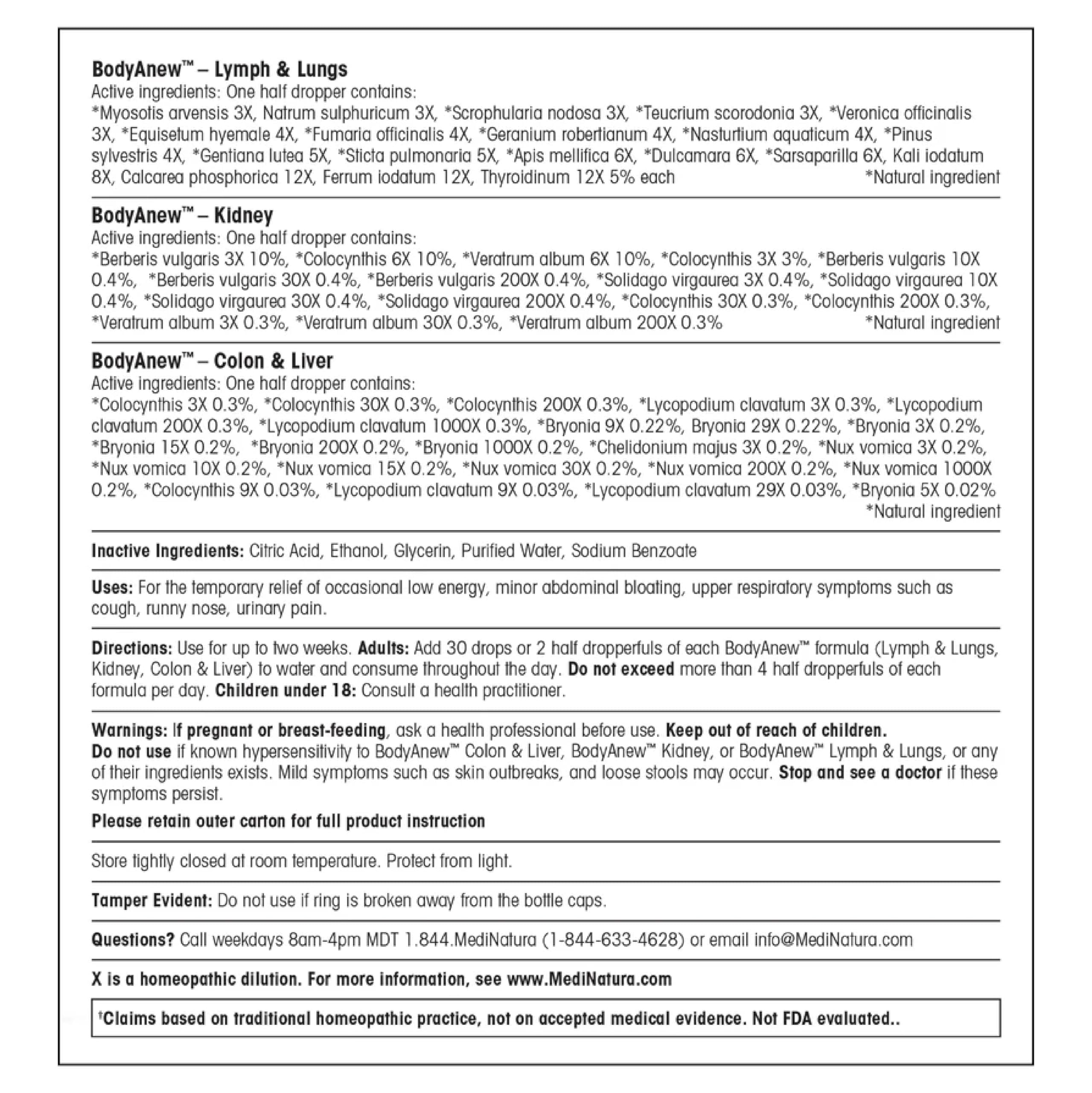 BodyAnew drops in water glass for a quick cleansing ritual