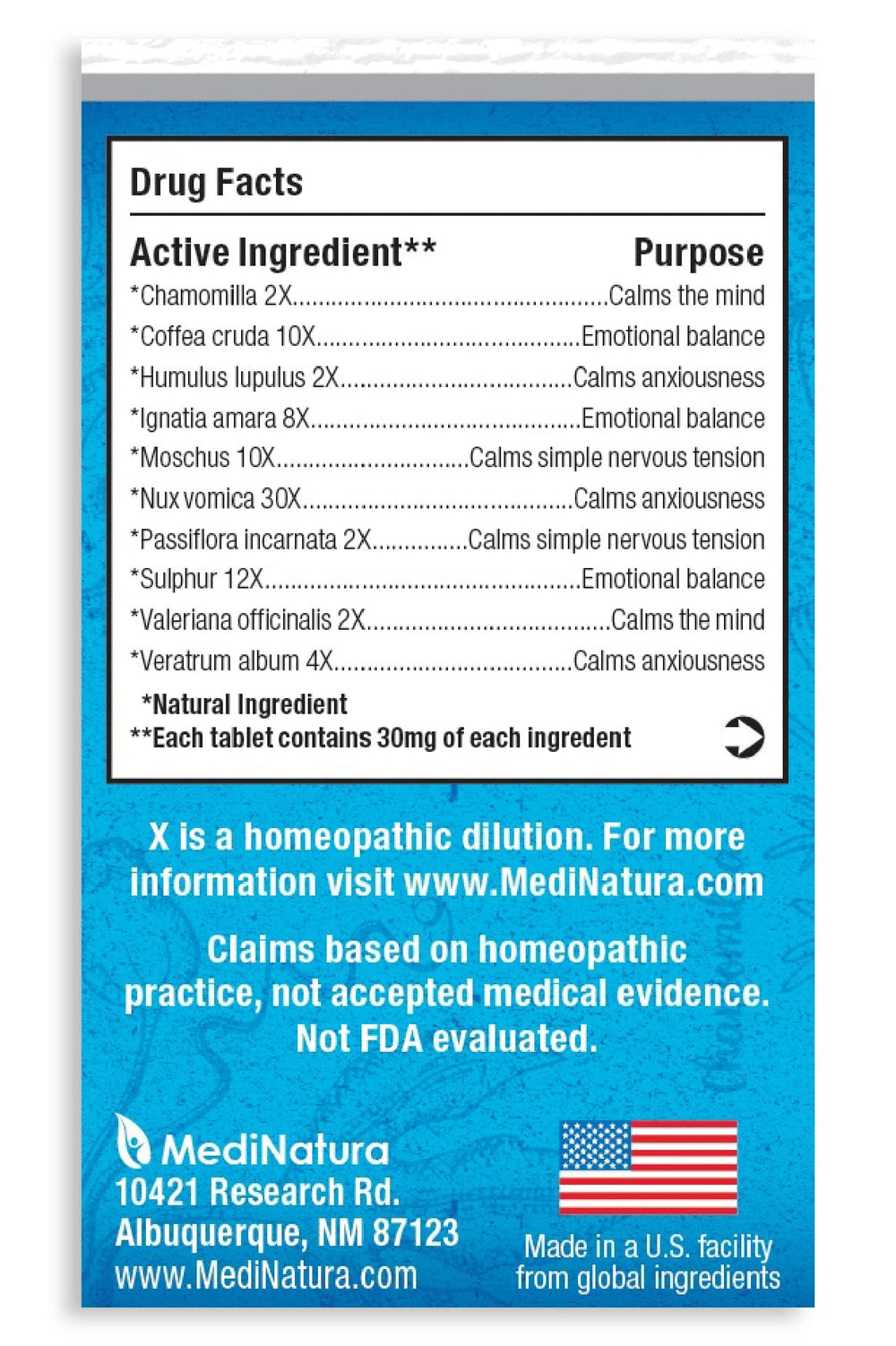 MediNatura WellMind bottle pour demonstrates easy daily calm.