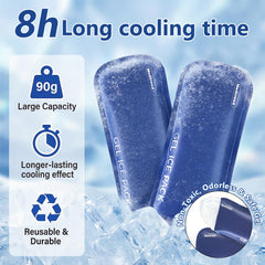 Medineed insulin cooler case with ice packs keeps insulin cold during trips