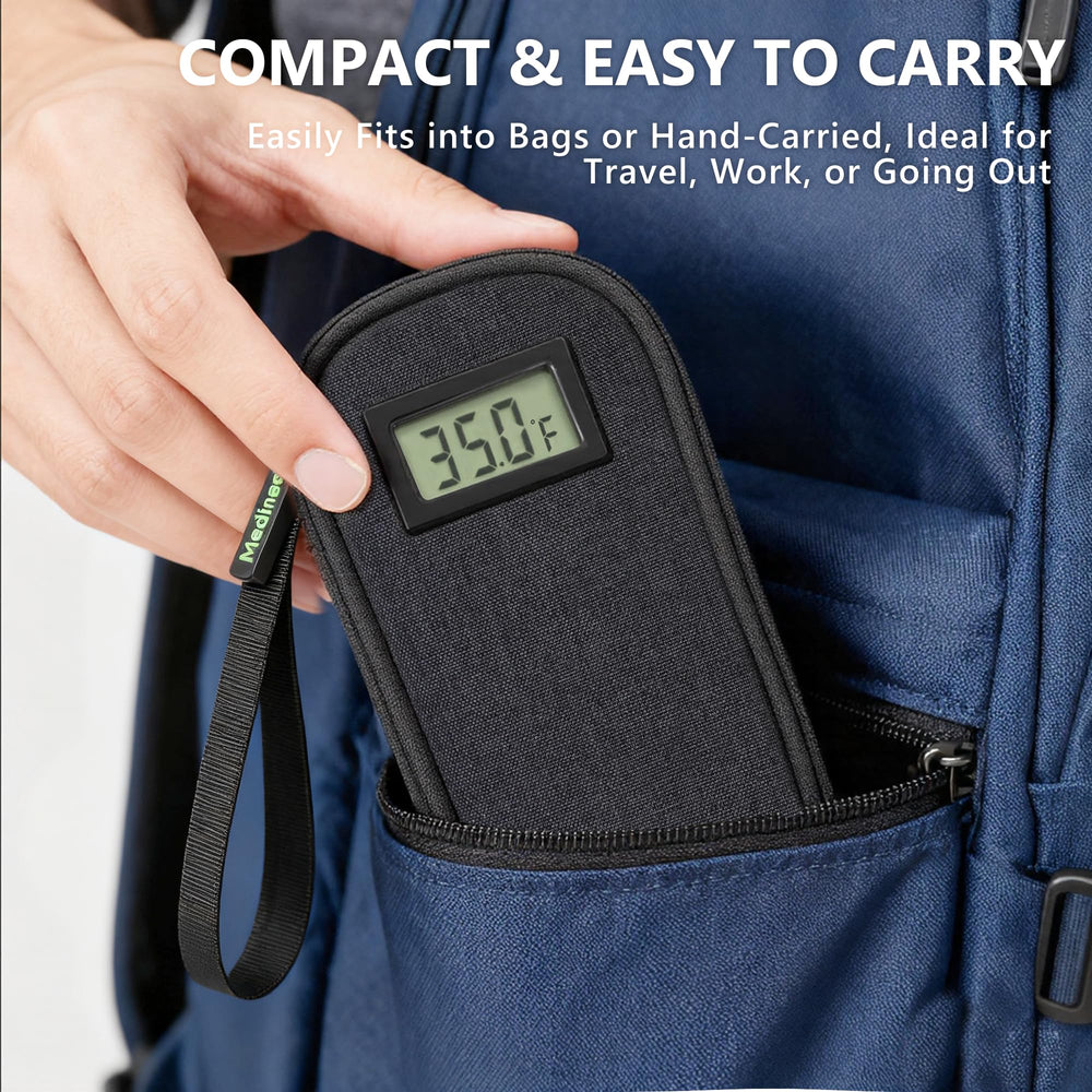 Medineed insulin cooler case insulated lining preserves cooling on the go