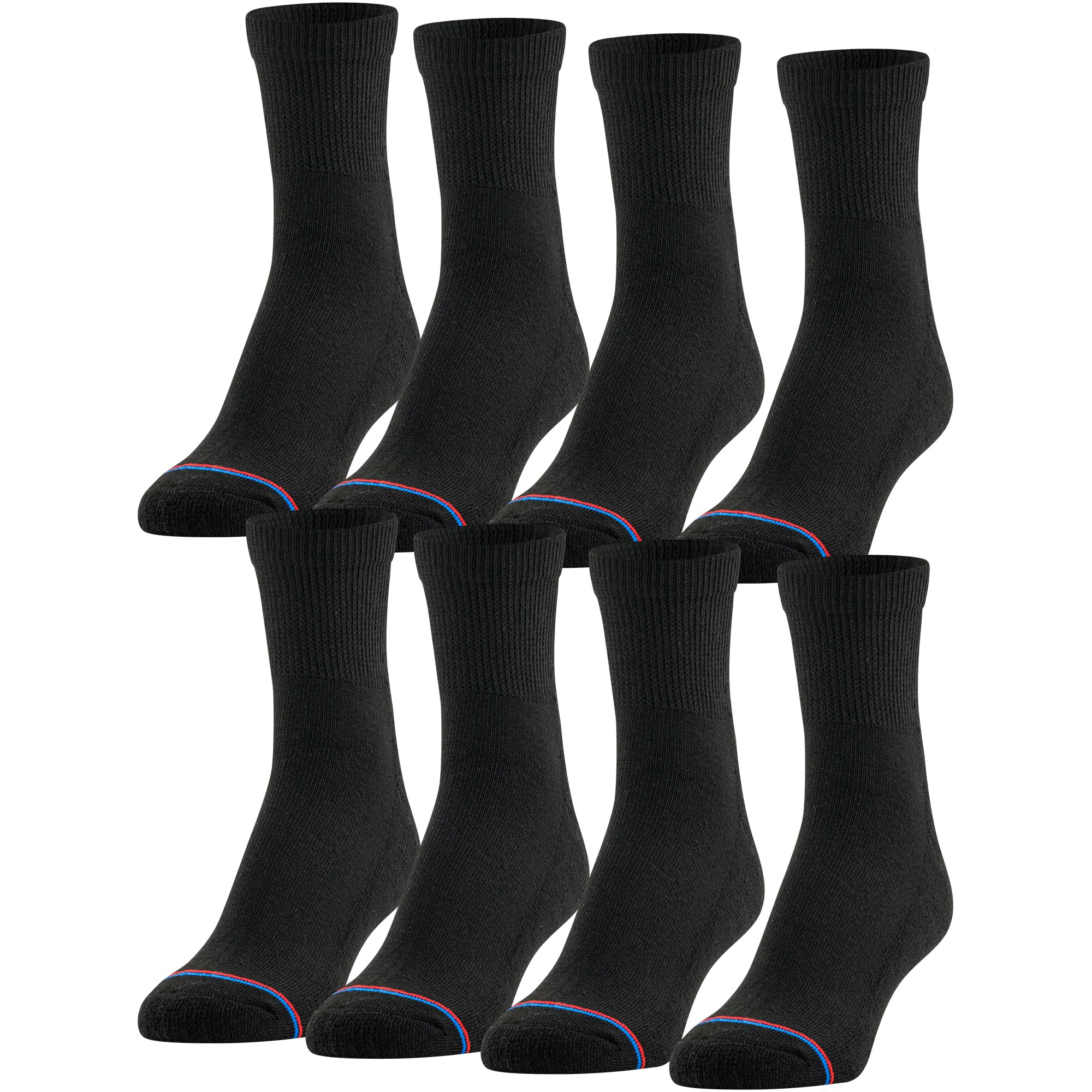 MediPeds adult quarter socks non-binding top for a comfortable, relaxed fit.