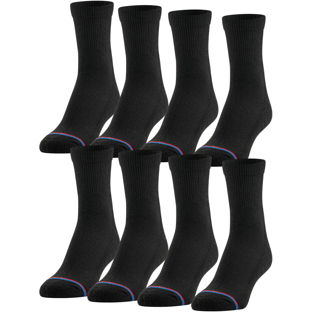 MediPeds adult quarter socks non-binding top for a comfortable, relaxed fit.