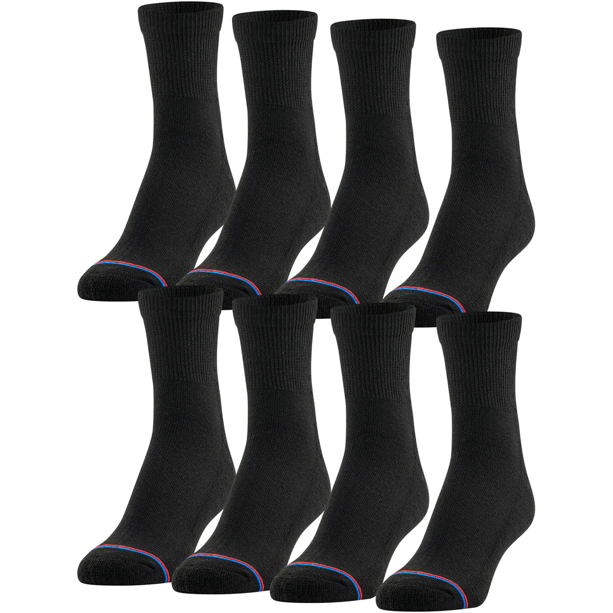 MediPeds adult quarter socks non-binding top for a comfortable, relaxed fit.