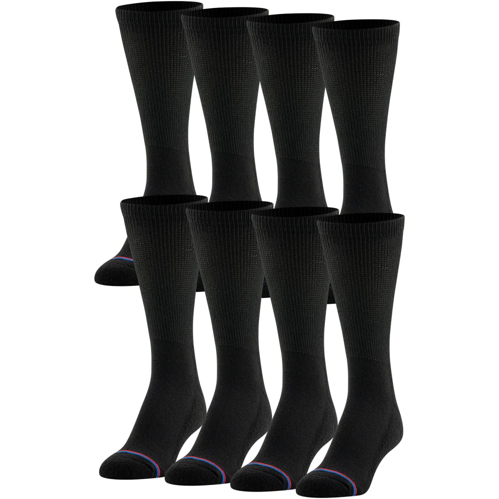 MediPeds crew sock with non binding top supports sensitive feet