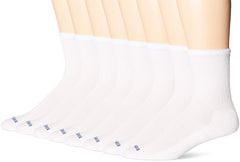 MediPeds men's diabetic extra-wide non-binding top crew sock with COOLMAX for dry, comfortable feet.