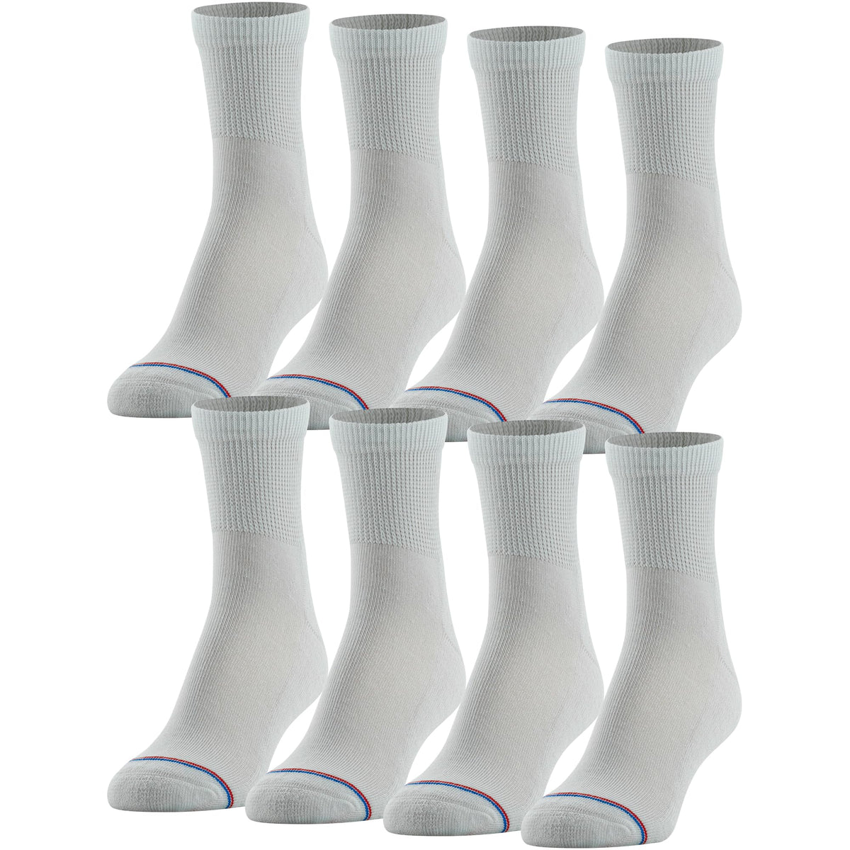 MediPeds quarter socks with non-binding top provide gentle support for all-day wear