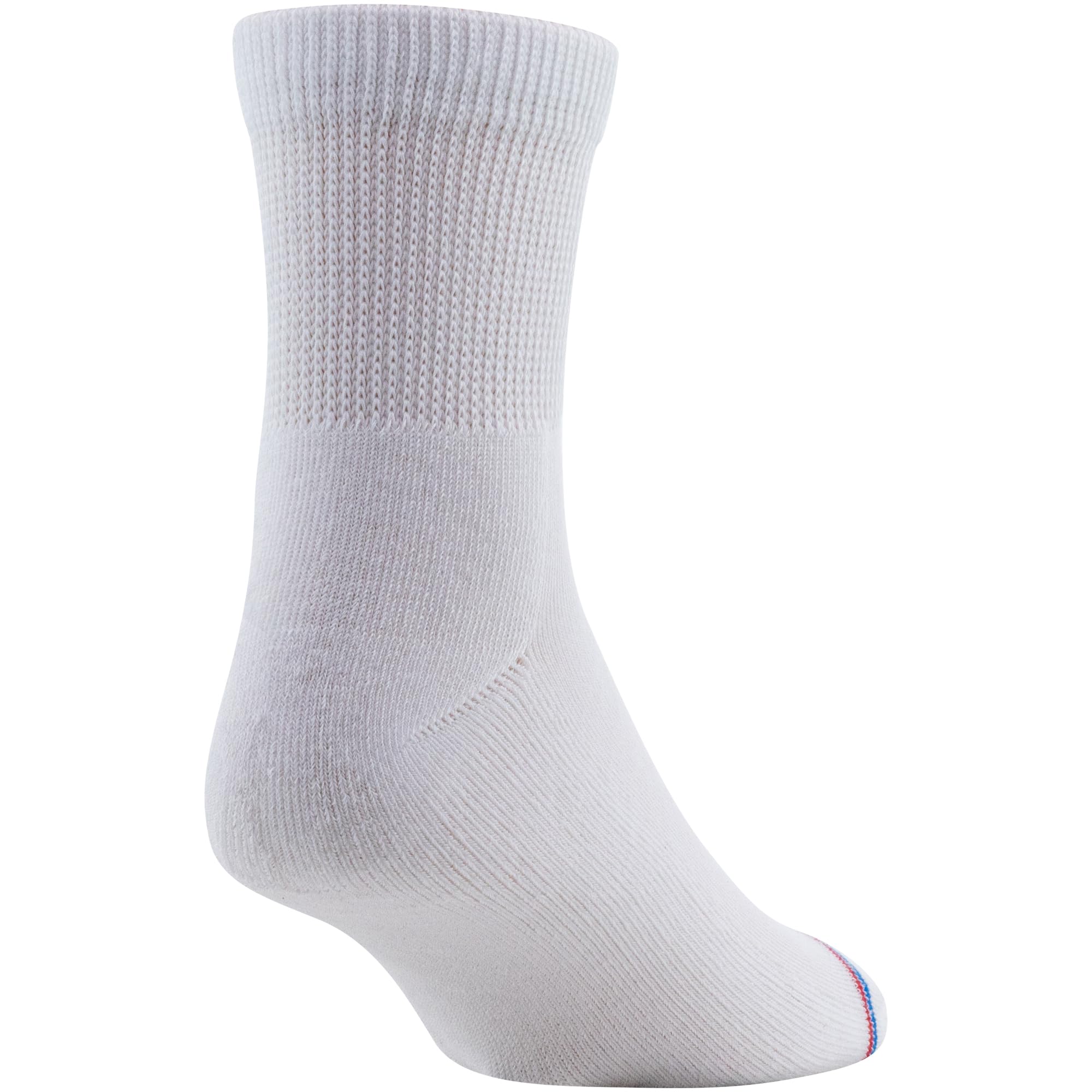 MediPeds quarter socks fit men’s 7-12 and women’s 10-13 for versatile sizing