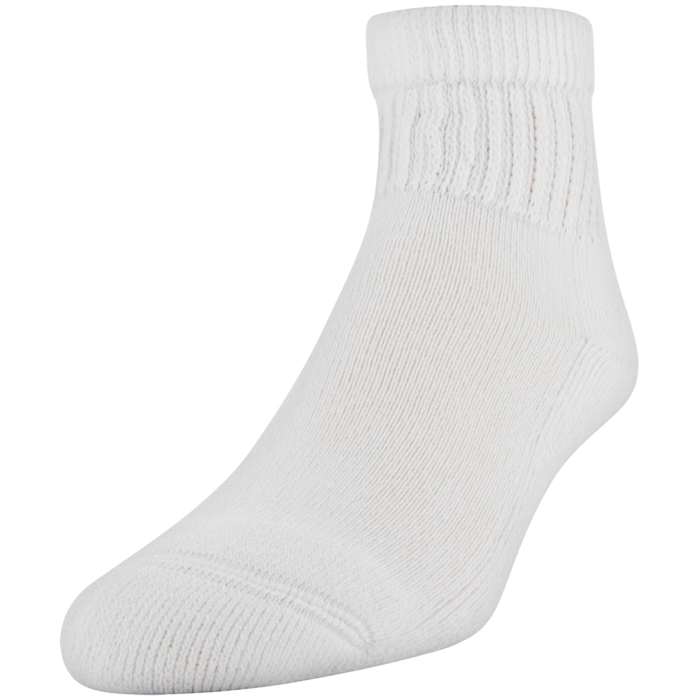 MediPeds Women's Diabetic Quarter Socks with smooth toe seam reduce irritation and pressure points.