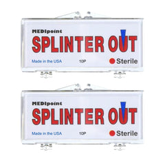 Medipoint Splinter Out remover in packaging for safe storage and travel