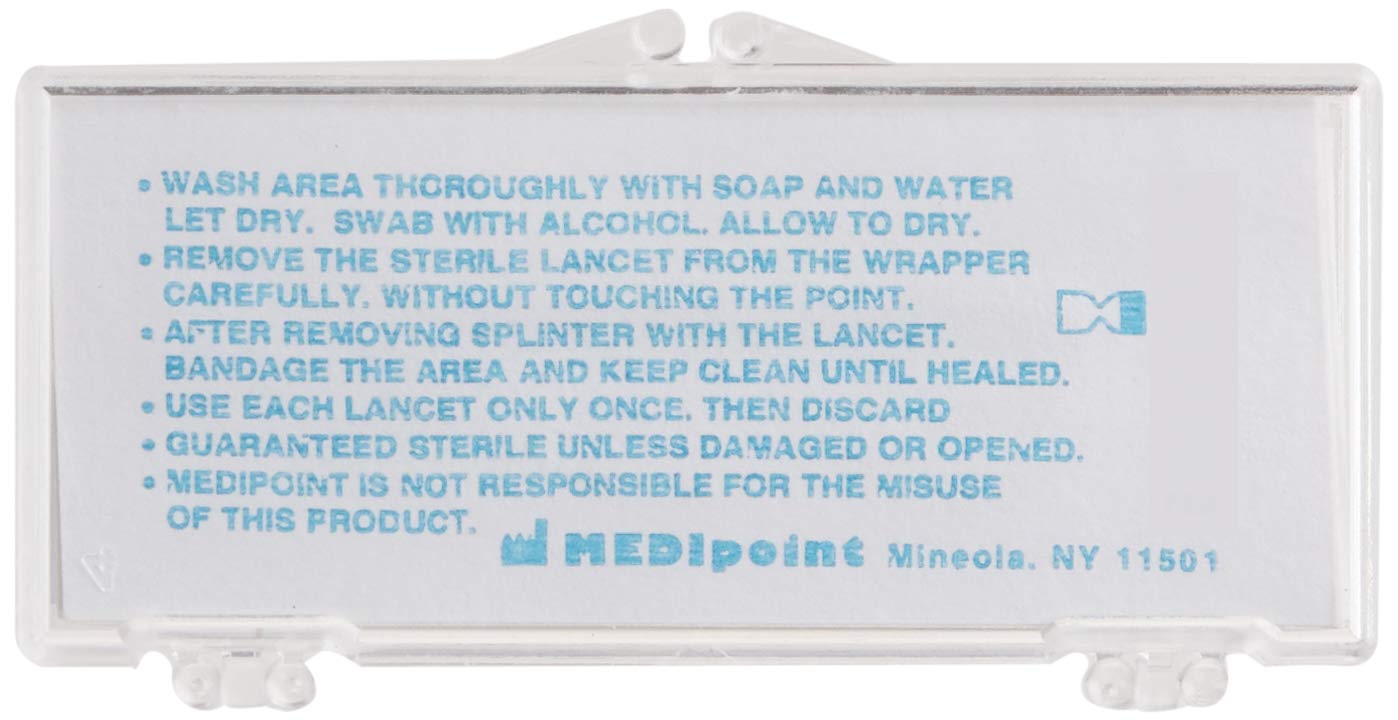 Medipoint Splinter Out sterile, individually wrapped units for safe handling.