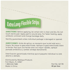 Medique 62178 latex-free bandages with a nonstick pad provide comfortable wound protection.