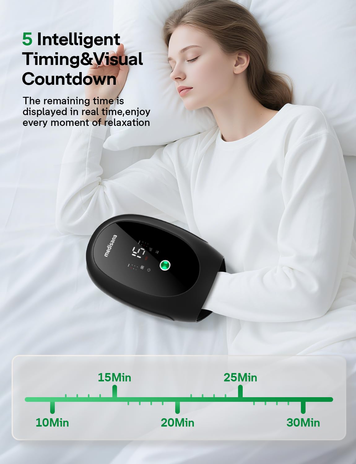 Medisana Hand Massager battery life enables long sessions away from outlets