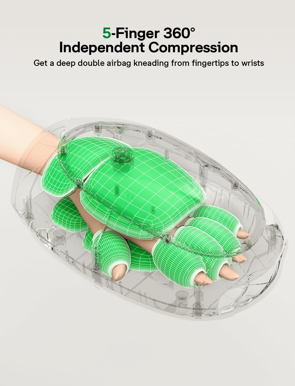 Medisana massager focusing on knuckles for sore joint relief