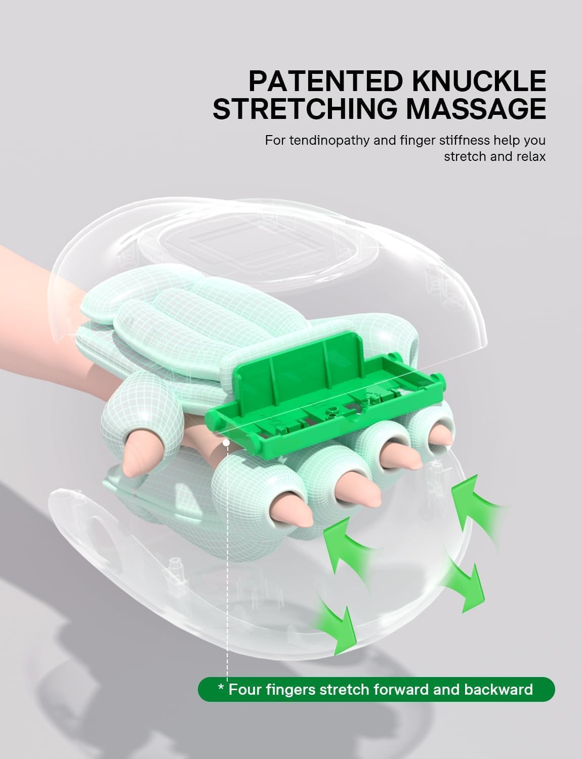 Medisana hand massager knuckle-stretching massage for flexibility
