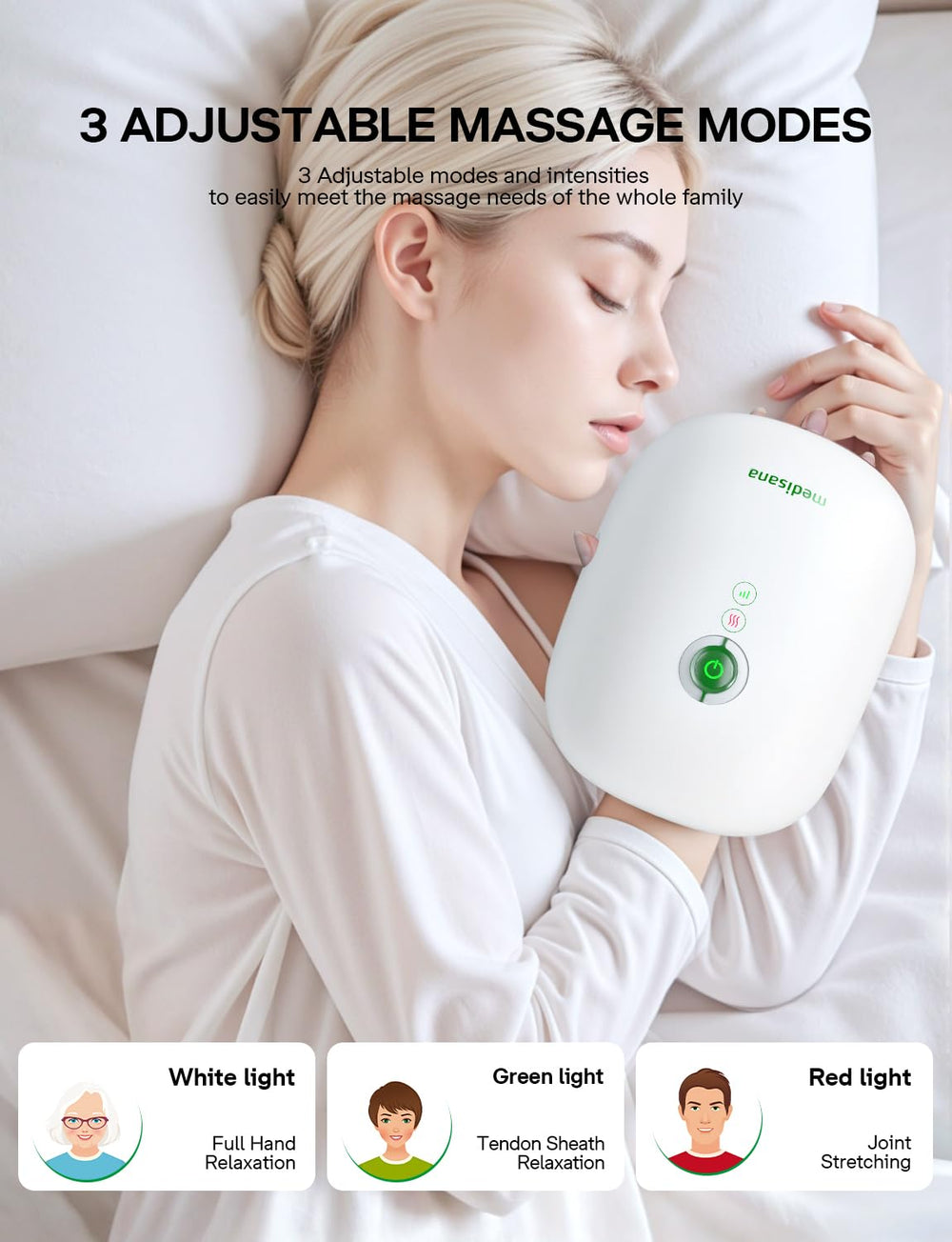 Medisana Hand Massager storage bag for tidy, ready-to-use convenience