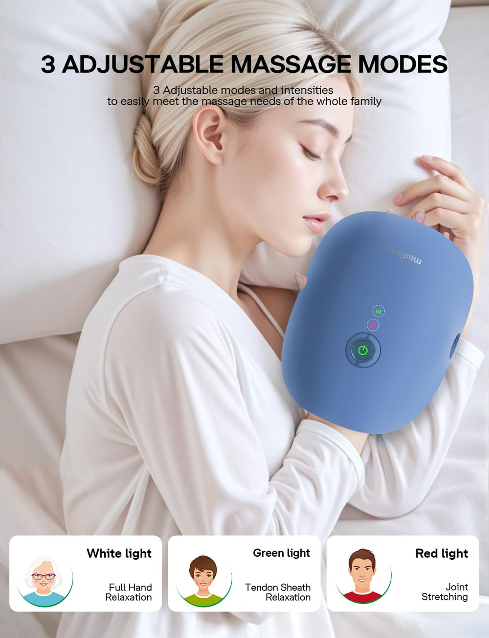 Medisana hand massager storage bag for travel and gifting